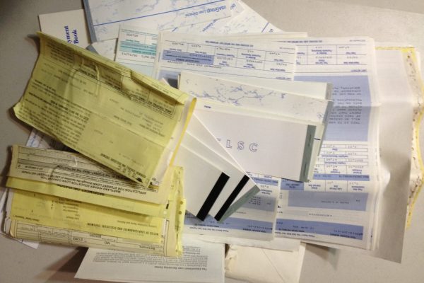No idea why I held on to all this paperworl from my loans from the 1980s